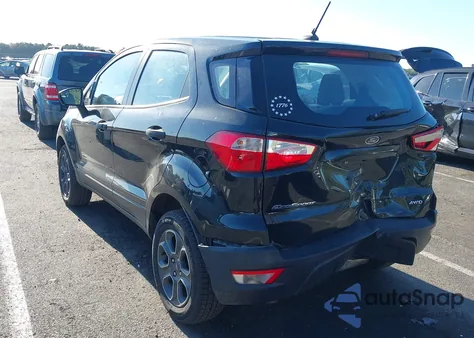 2020 Ford Ecosport S from USA, damaged, VIN MAJ6S3FL5LC366097